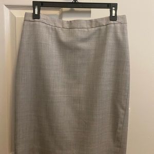 J crew Super 120s grey skirt 4